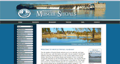 Desktop Screenshot of cityofmuscleshoals.com
